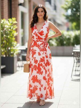 NWT Premier Amour Floral Maxi Dress Size 14